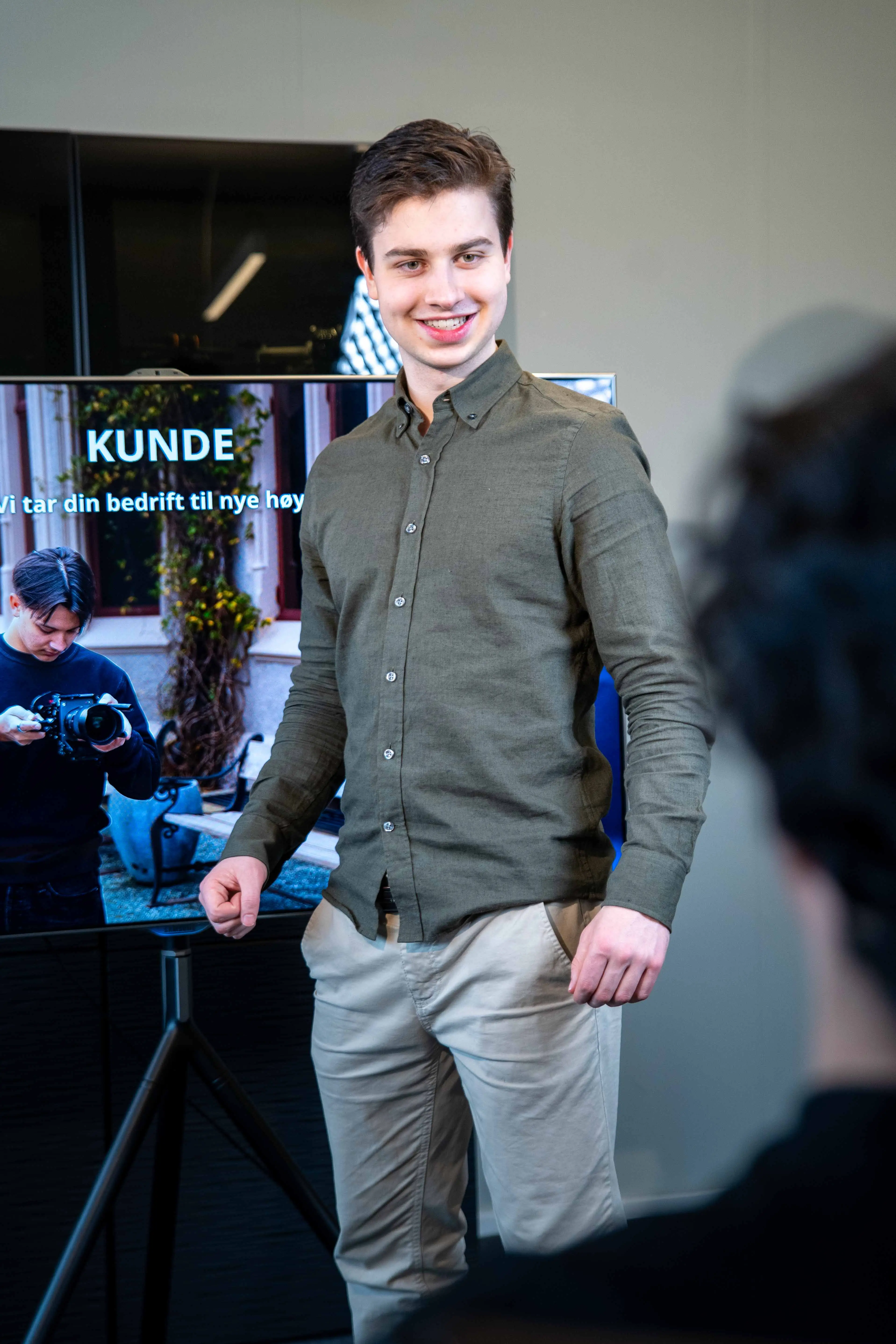 Somea-teamet i arbeid med innholdsproduksjon